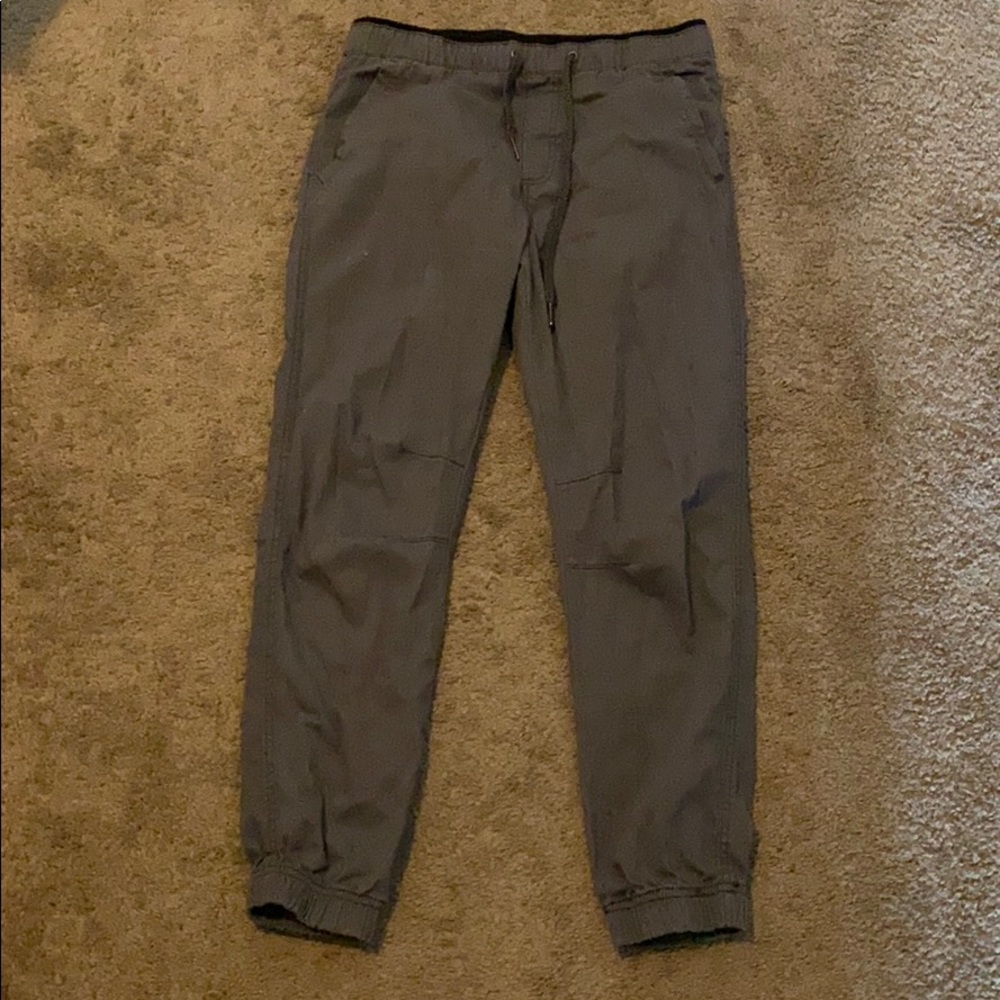 Gray joggers